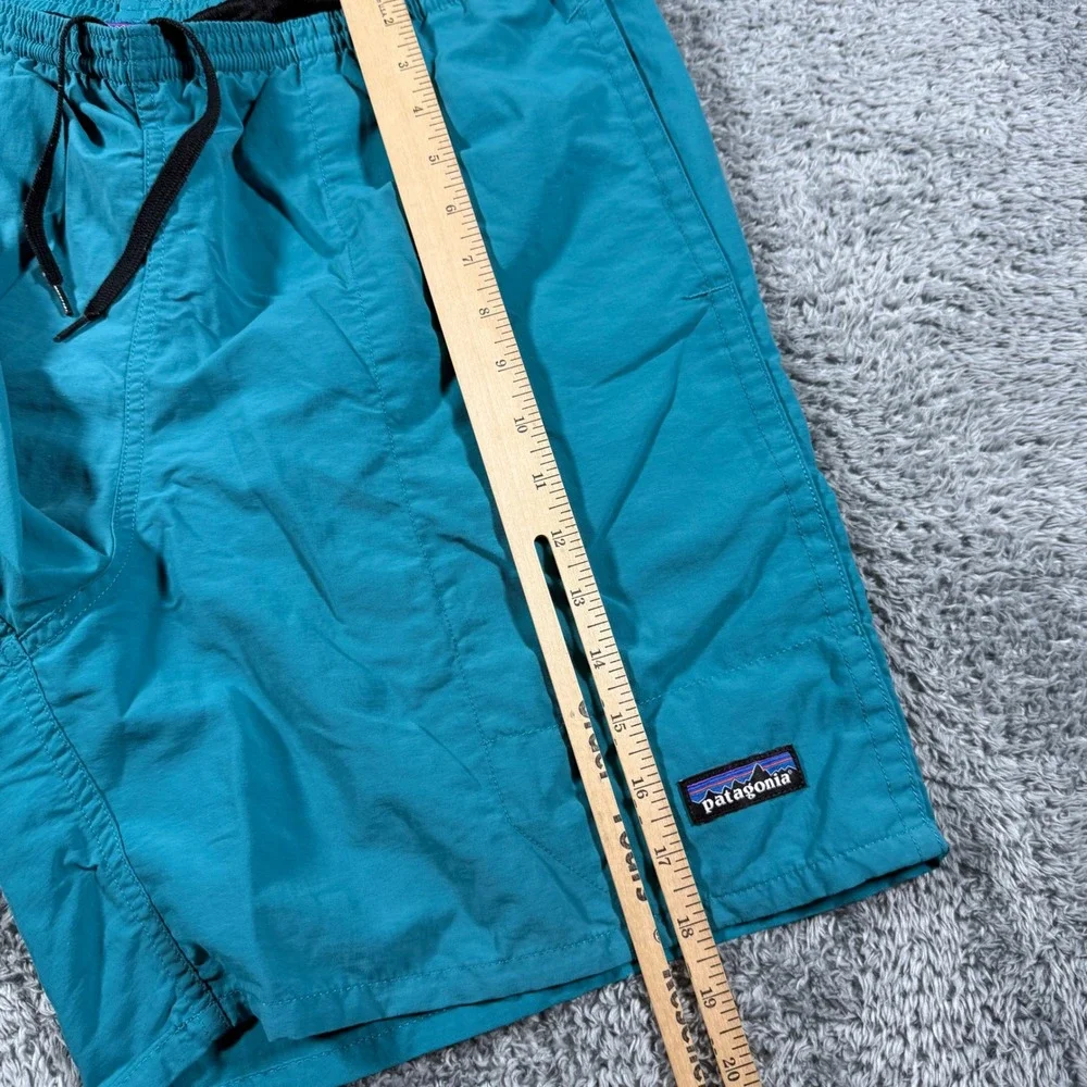 Patagonia Baggies Shorts Mens Medium Teal Blue Nylon Mech Lined